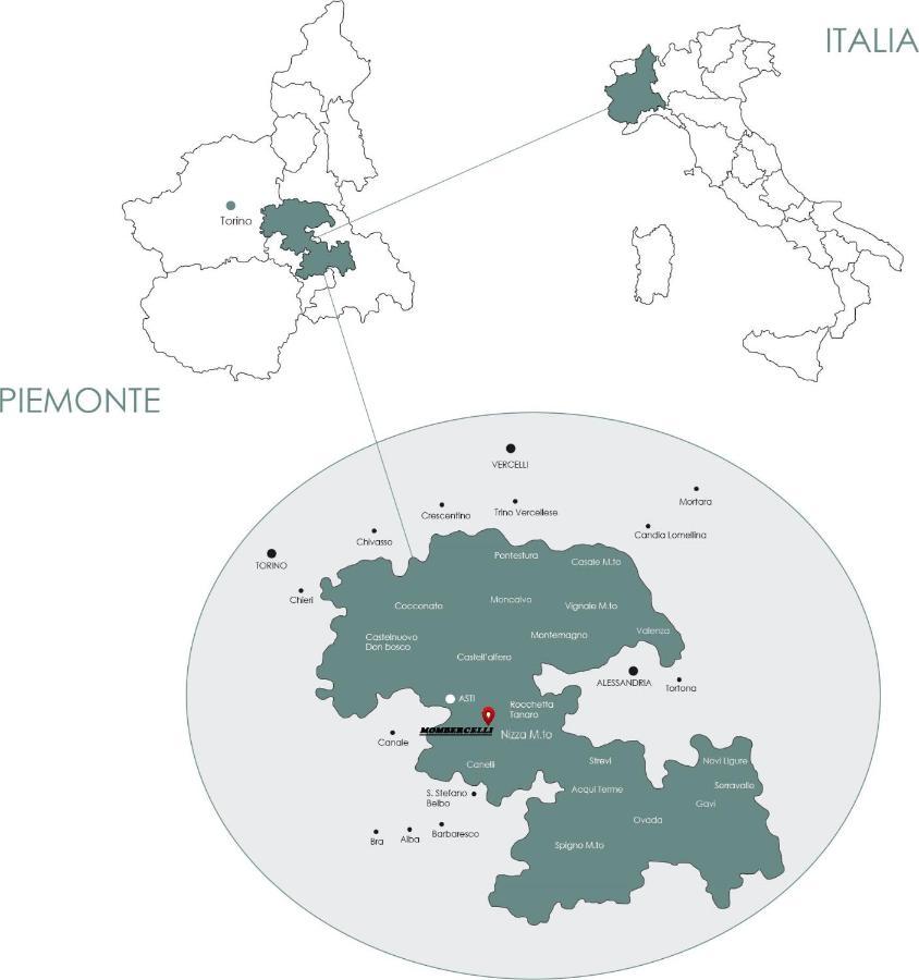 Oasi Del Monferrato - Appartamento Rosso Mombercelli Exteriör bild